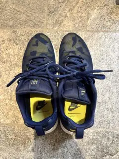 NIKE スニーカー ネイビー カモフラ柄