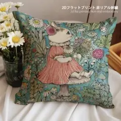 キャラクター　クッションカバー　ヒグチユウコ　ねこ