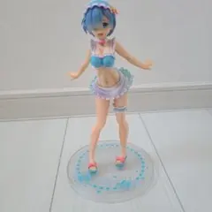 リゼロ　レム　フィギュア　二次元リペイント品　リペイントフィギュア Yahoo!オークション - 二次元 改修 リペイント 頭髪追加 レム