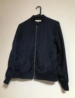 ピンクアドベ　MA-1 ブルゾン　ネイビー　Lサイズ