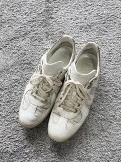 Dior メンズ　ホワイト　レザースニーカー　サイズ44 Dior メンズ ホワイト レザースニーカー サイズ44 - メルカリ