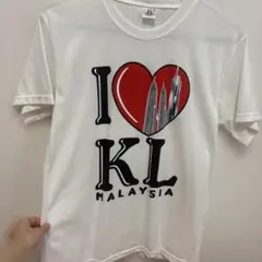 I LOVE KL マレーシア 半袖 Tシャツ ホワイト