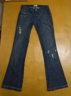 Antik Denim フレアデニムパンツ ハラコのサムネイル