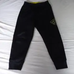 adidas ジャージパンツ 黒/黄色 120サイズ