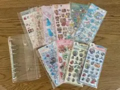 【正規品】シールまとめ売り　クリアバインダー付き