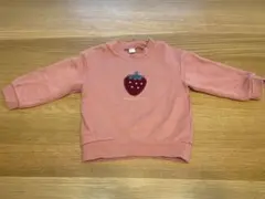 アプレレクール トレーナー いちご ピンクトレーナー 80cm