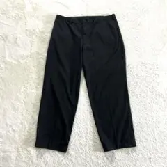 【ユニクロ】L 黒 パンツ テーパード ワーク カジュアル 春秋 メンズ