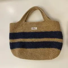 手提げ麻紐かごバッグ