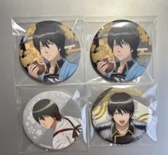 銀魂　山崎退 缶バッジ 4個セット