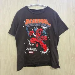 マーベル プリント Tシャツ クルーネック 半袖 L 黒 コットン フェスのサムネイル
