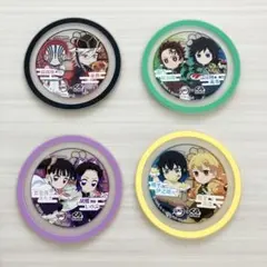 【鬼滅の刃】×くら寿司　ラバーコースター　4種コンプリート