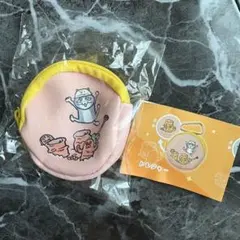 仕事猫　コインケース　カラビナ付き　トレジャー　くまみね　現場猫　カラビナ