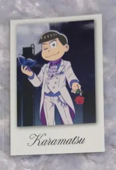 おそ松さん SMILE BASE CAFE　カラ松 　トレーディングカード