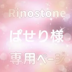 ぱせり様専用ページ