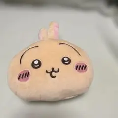 ちいかわ ぬいぐるみ パスケースポーチ フェイスマスコット うさぎ