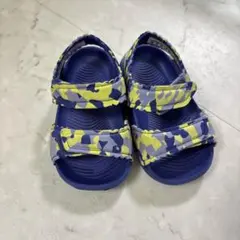9月中支払限定値下げ！特別価格★adidas 迷彩柄 ベビーサンダル　12〜13