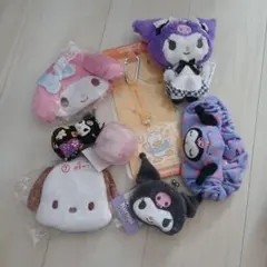 マイメロディ・クロミ・ポチャッコ・ ぬいぐるみセット