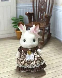 【未使用品】シルバニアファミリー　ショコラウサギの女の子　アニバーサリー