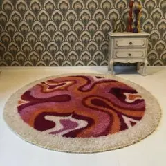 Verner Panton パントン ヴィンテージラグ DESSO マット Verner Panton パントン 60s ヴィンテージ ラグ スペースエイジ