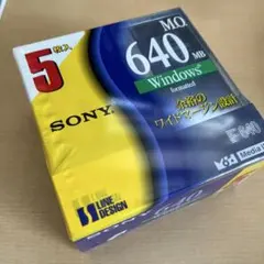 SONY 640MB MOディスク 5枚入 Windowsフォーマット