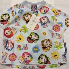新品タグ付 JAM イロイロテンチョー総柄Tシャツ サックス 90cmのサムネイル
