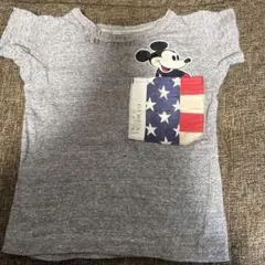 デニムアンドダンガリー⭐︎ミッキーマウス Tシャツ アメリカ国旗デザイン