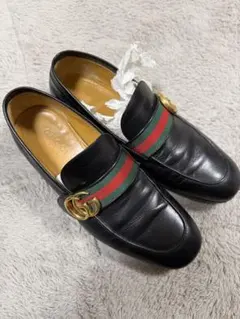 Gucci ブラック メンズ ローファー 24.5cm