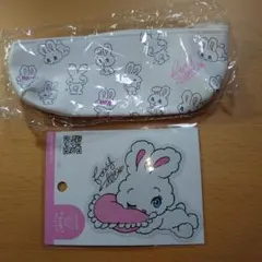foxy illustrations うさぎ ステッカー&ポーチコレクション