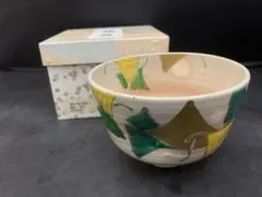 c722 【新品・未使用】茶碗 葉 紙箱 茶道具 - メルカリ