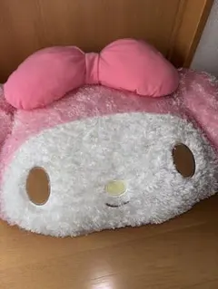 リ*ン様 サンリオ　マイメロディ BIG ビッグ　クッション ピンク