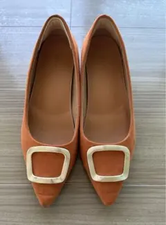 RANDA ランダ　パンプス　オレンジ色　23.5cm