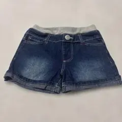 ダークブルーデニムハーフパンツ