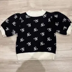 GRL 半袖ロゴニット