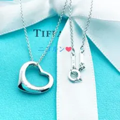 ティファニー　オープンハートネックレス　16mm2