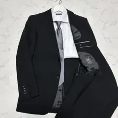 未使用 person\'s for men ブラック スーツ AB4 背抜き ネーム入