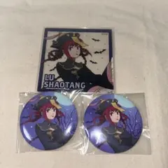 サカモトデイズ　ルー　NATSLIVE CAFE アクリルコースター　缶バッジ