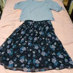 美品NATURAL BEAUTY セットアップ 36