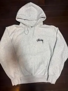 Stussy アッシュヘザー　パーカー　M