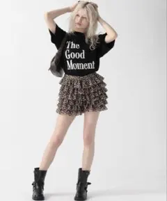 【FOREVER21】レースフリルショートパンツ　レオパード　ヒョウ柄