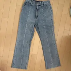 グローバルワーク　フレアデニムパンツ　ライトブルー　サイズＳ