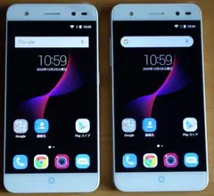 ジャンク ZTE BLADE V7 LITE 2台（電源ボタンが反応しづらい）