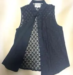 Sea New York シーニューヨーク リネン ノースリーブブラウス 美品 