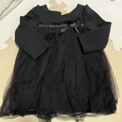 黒い長袖ワンピース 80