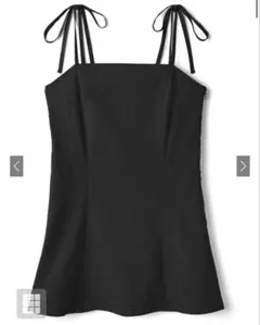 GRL リボンストラップキャミソールミニワンピース gm466