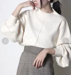 ワンウェイ　ショート丈セーター　Fサイズ　一度着用のみ！