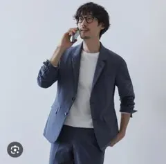 ORIHICA カジュアルスーツ グレー スリムフィット　セットアップ