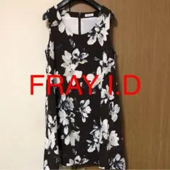FRAY I.D 花柄ミニ丈ワンピース
