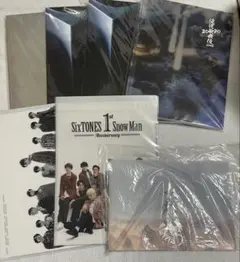 SnowMan クリアファイル　パンフレットセット