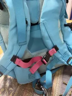 RAKURI 青 リュック ポケット付き