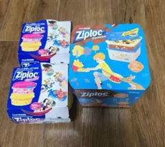 ジップロックコンテナー　ベーシックアソート　ディズニーデザイン4個★新品未使用★ ジップロックコンテナー ベーシックアソート ディズニーデザイン4個